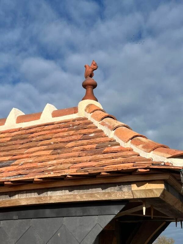 Photo sur toiture épis écureuil